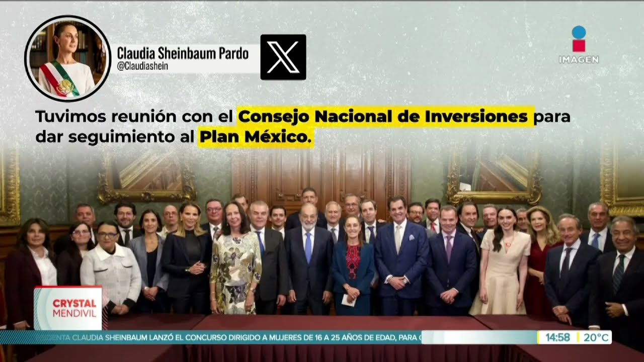 Claudia Sheinbaum se reúne con empresarios para dar seguimiento al Plan ...