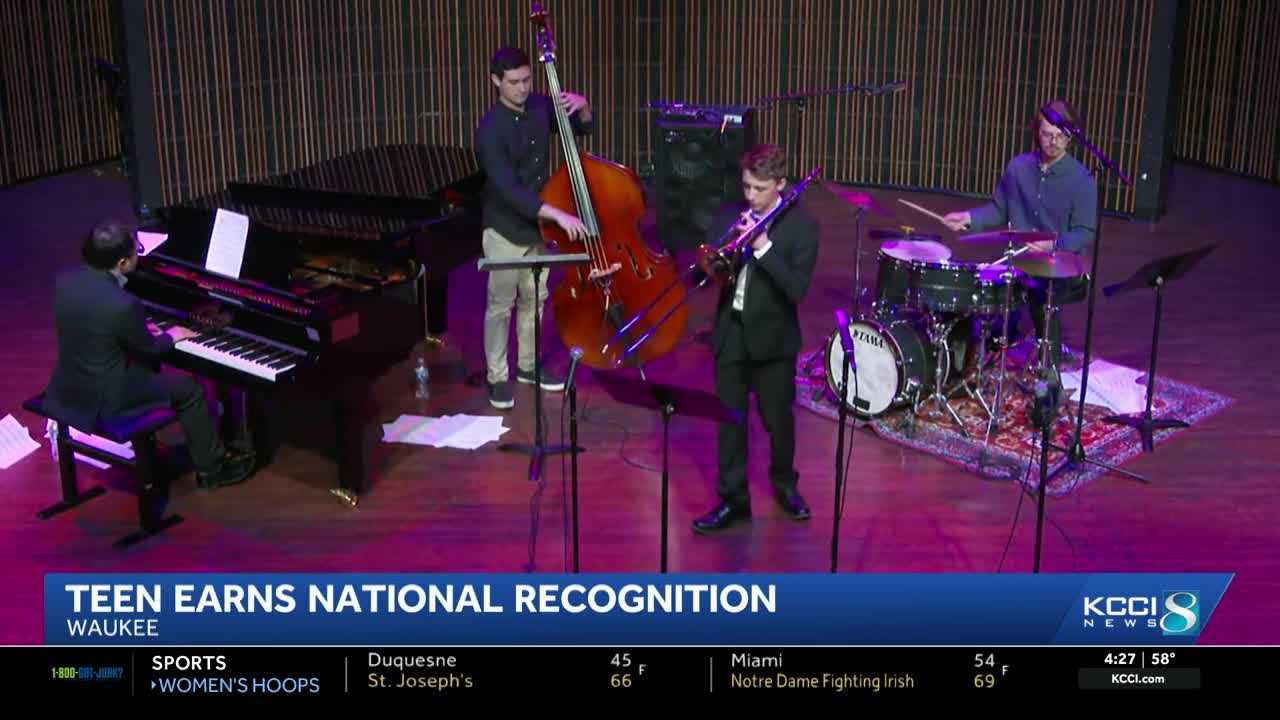 Waukee NW High School senior wins international jazz trombone competition