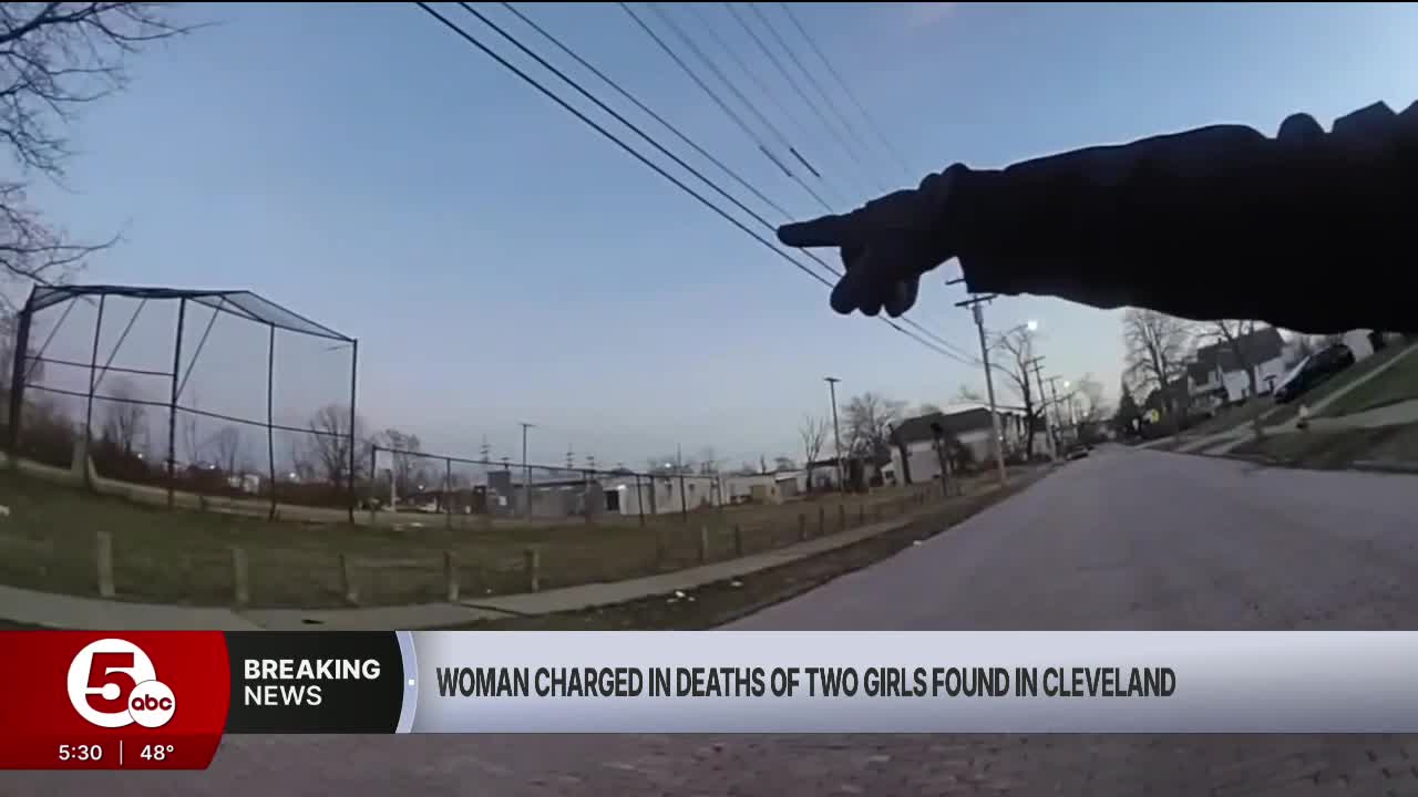 Woman charged in deaths of 2 girls found in Cleveland