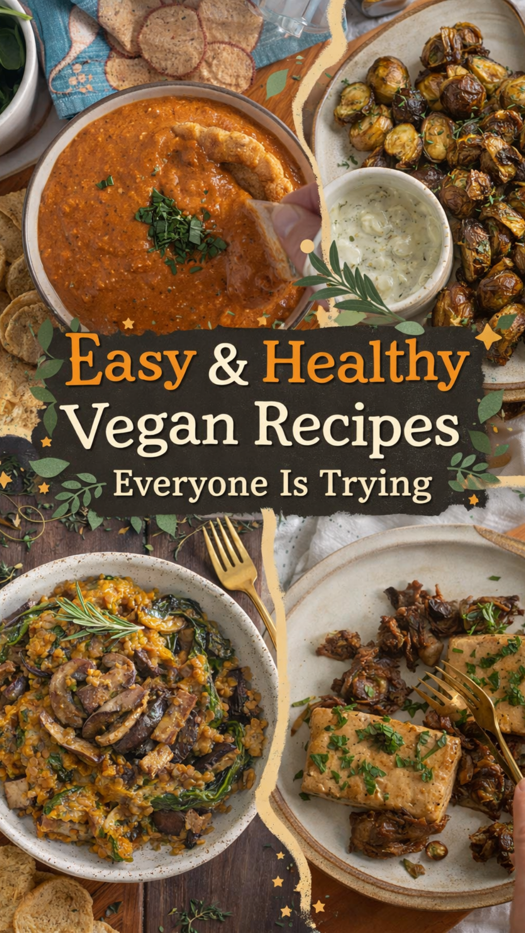 Easy & healthy vegan recipes everyone is trying