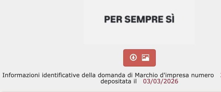 Il marchio Per Sempre Sì soffiato a Sal Da Vinci: depositata la domanda di registrazione, ma non è sua