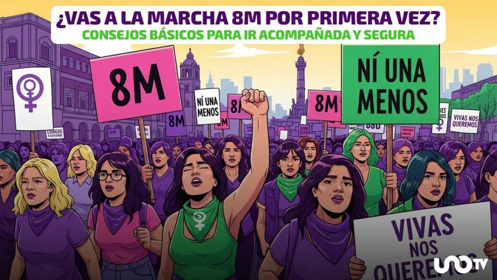 Consejos clave si vas por primera vez a la marcha del 8M