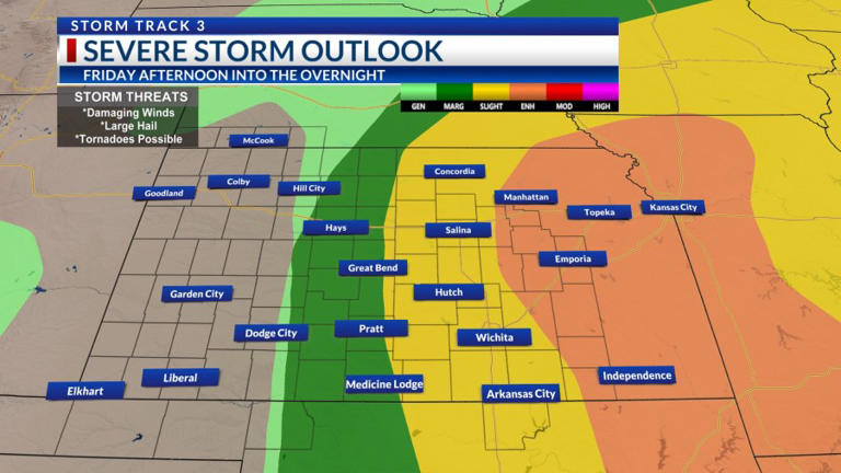 Storm Track 3 forecast: Tracking overnight strong storms, severe threat ...