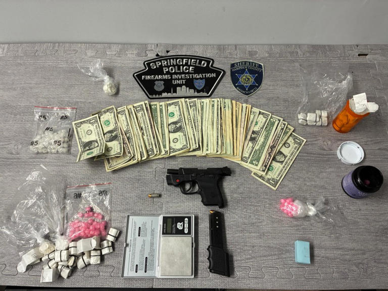 Five arrested in Springfield drug bust; illegal firearms, drugs seized