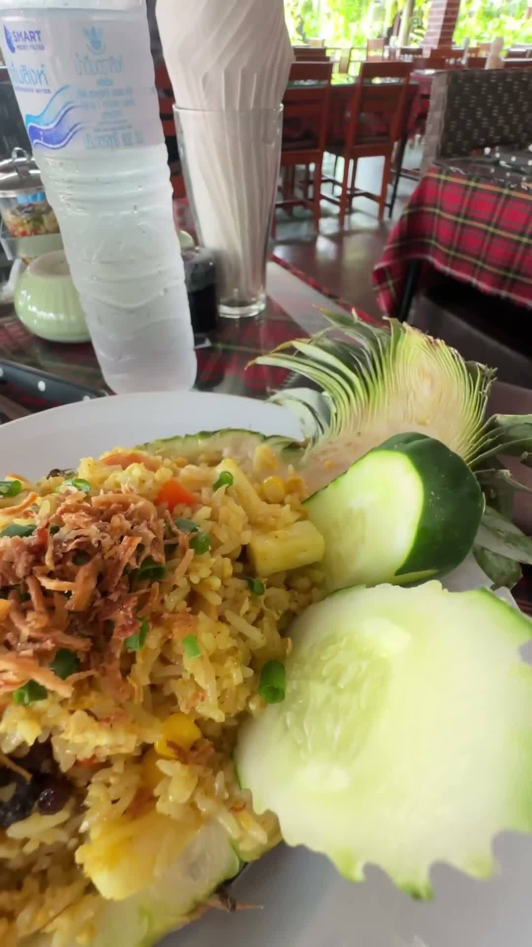 Pineapple fried rice with shrimp #Shorts