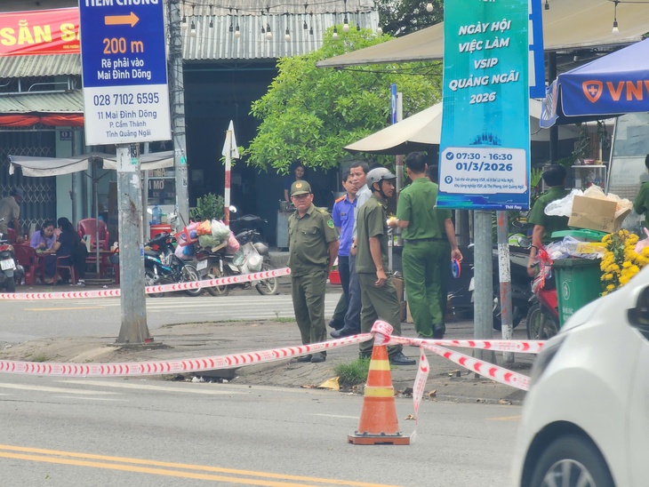 Đã bắt 7 nghi phạm chém chết người lúc nửa đêm gần Vincom Quảng Ngãi