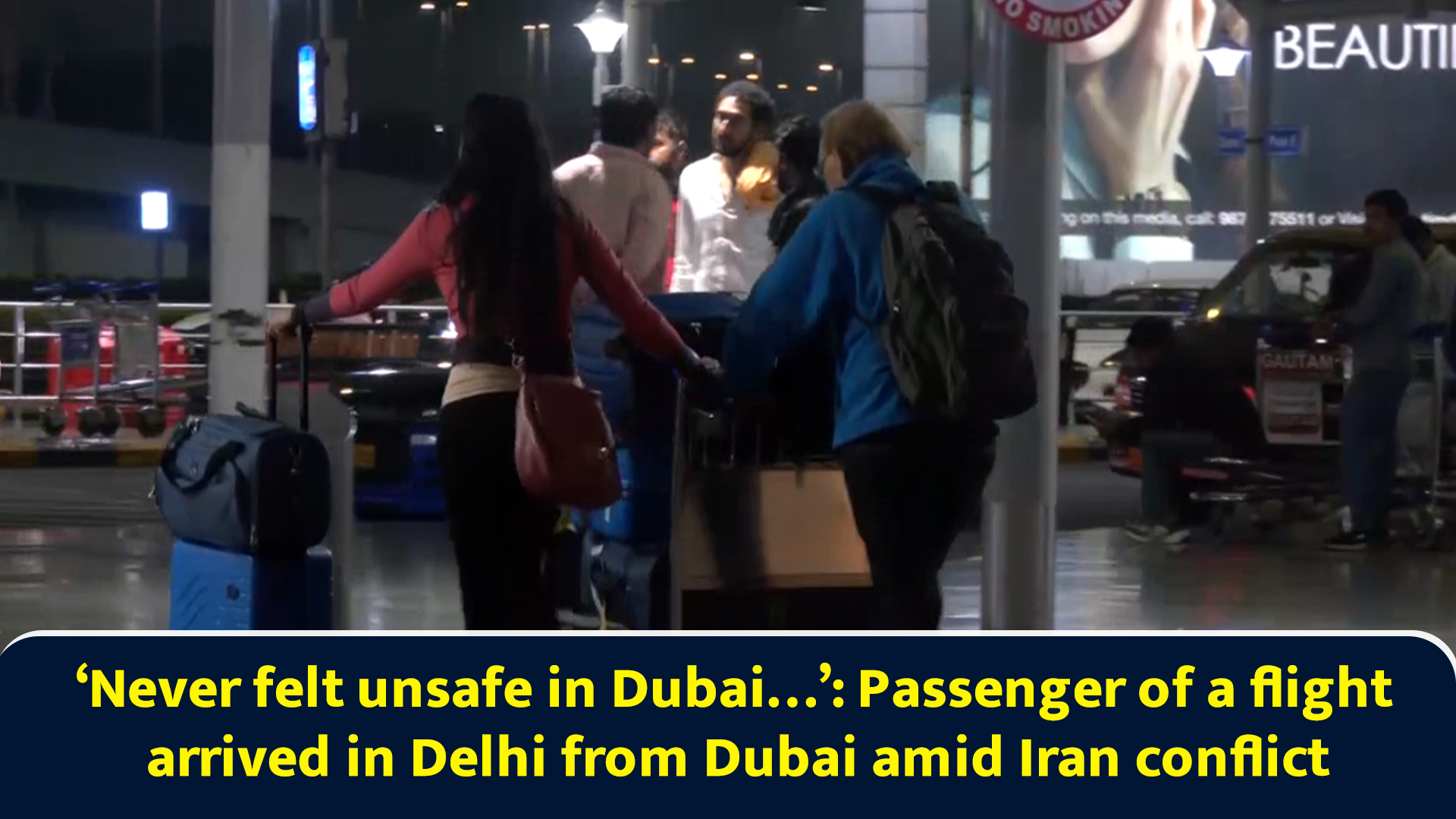 Never felt unsafe in Dubai: Passenger of a flight arrived in Delhi from ...