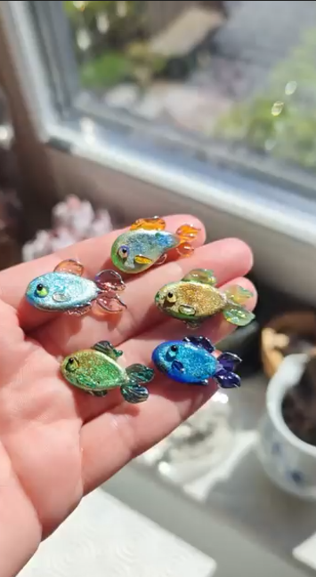 The creative secrets behind a handmade fish bead collection