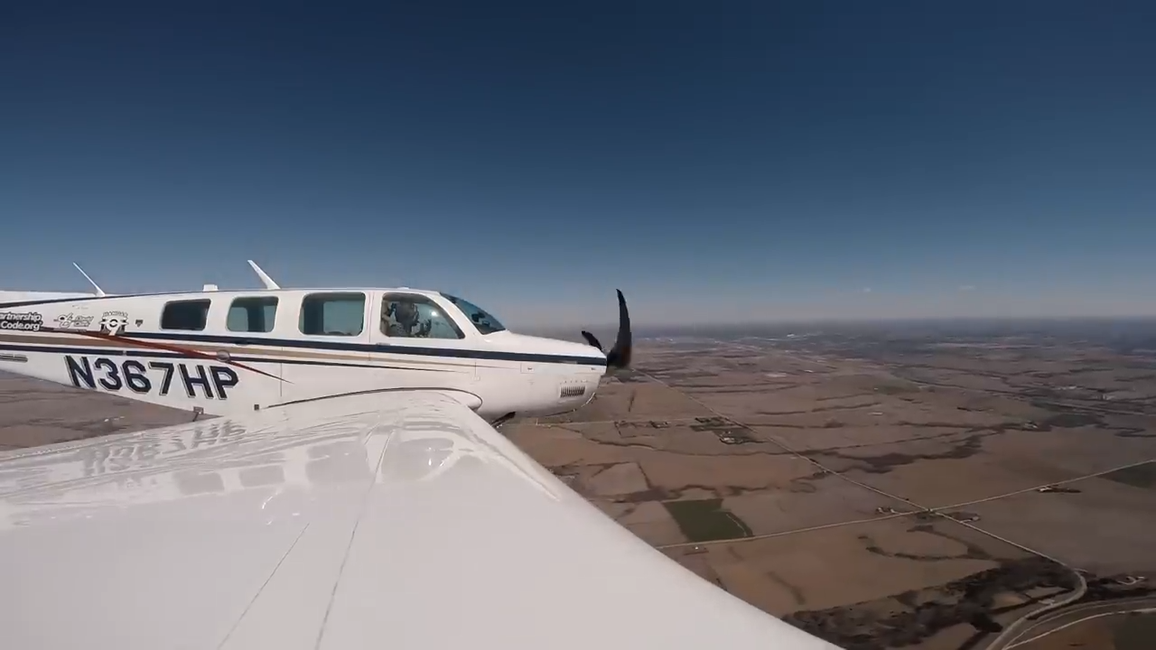 Watch a small plane fight 50 mph winds on a 3,000 mile journey