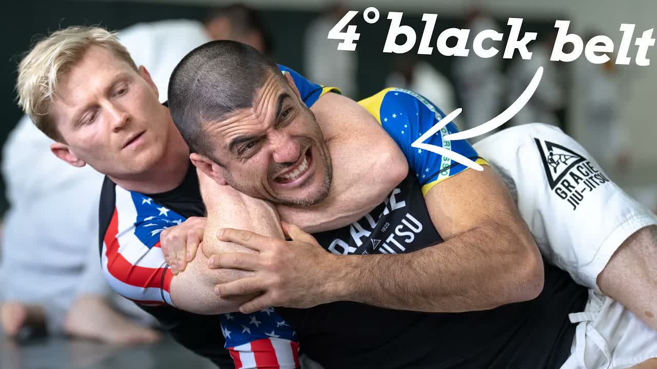 The pro climber who tested his grip against a jiu jitsu black belt