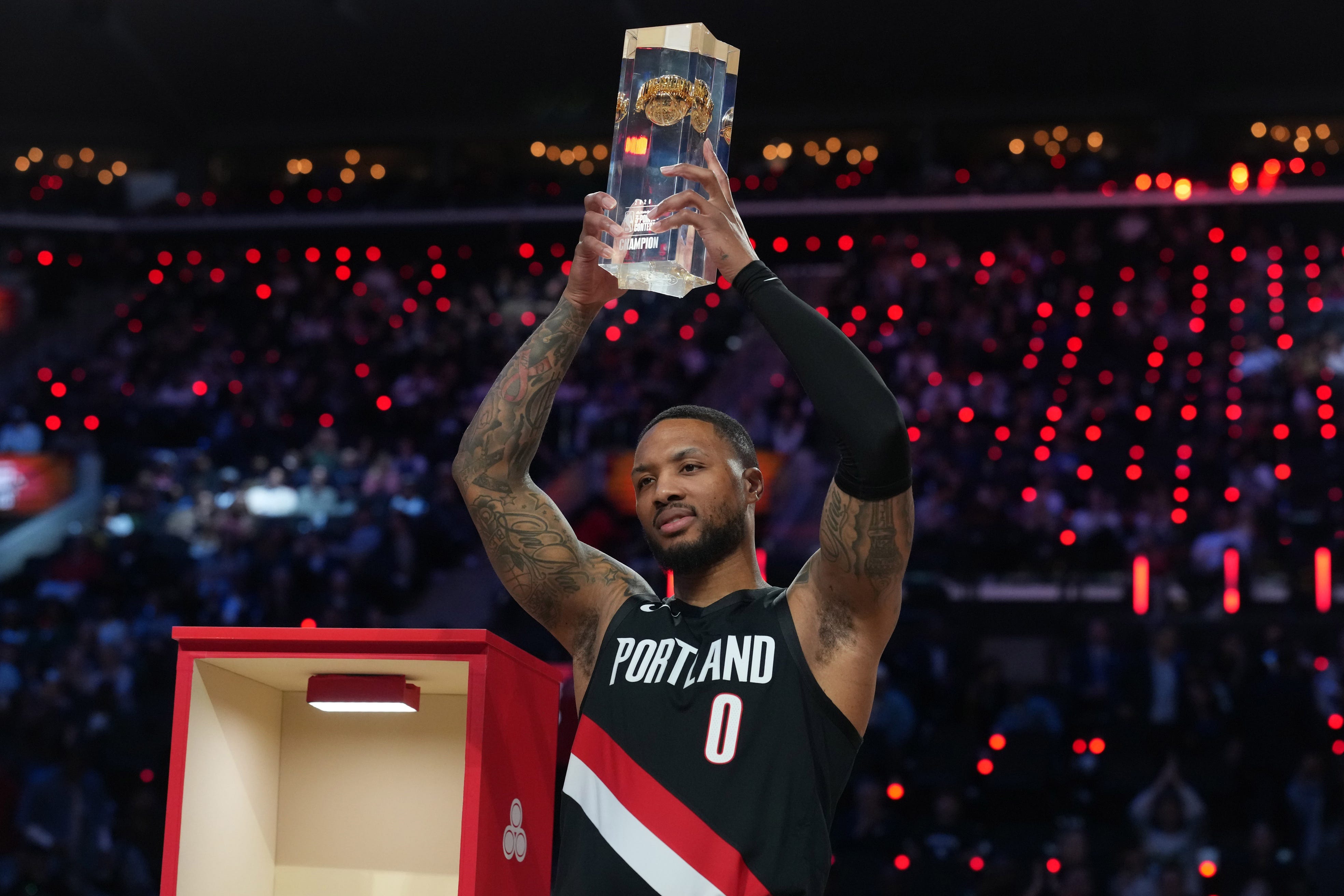 Damian Lillard asks about Miami RedHawks' NCAA tournament bid chances