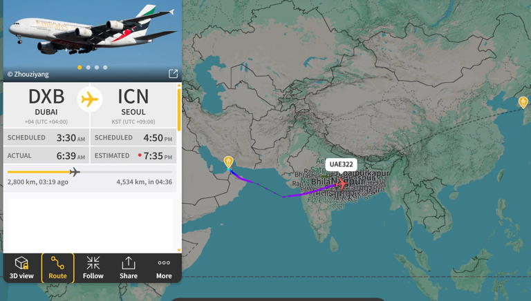 Emirates resumes UAE-Incheon flights, Korean Air cancellations extended ...