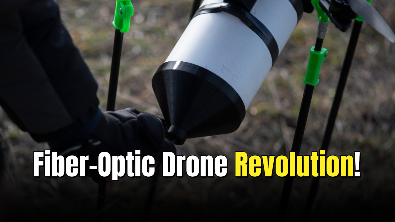 Ukrainian forces receive new fiber-optic drone with record strike range