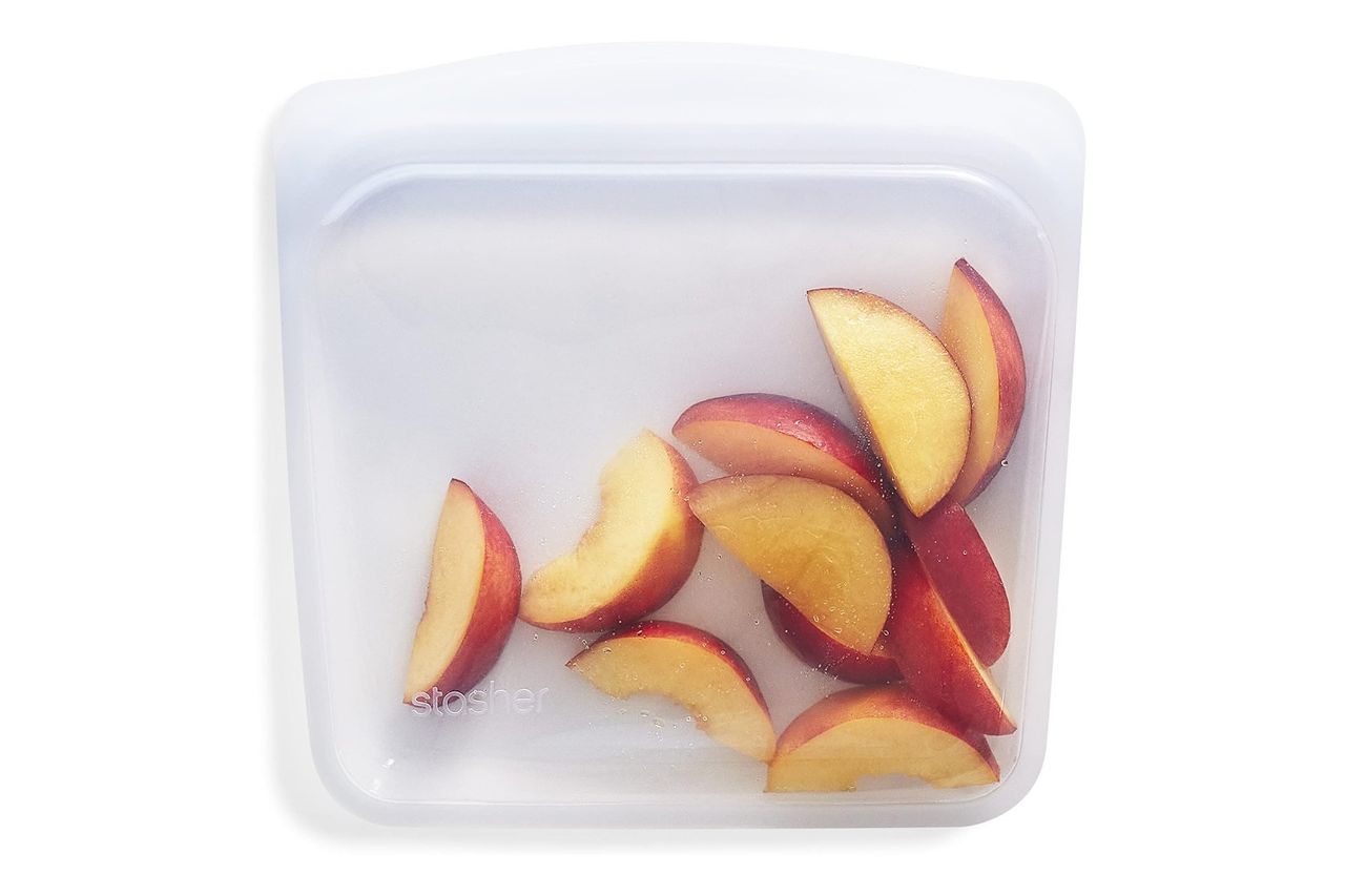 stasher silicone reusable storage bag