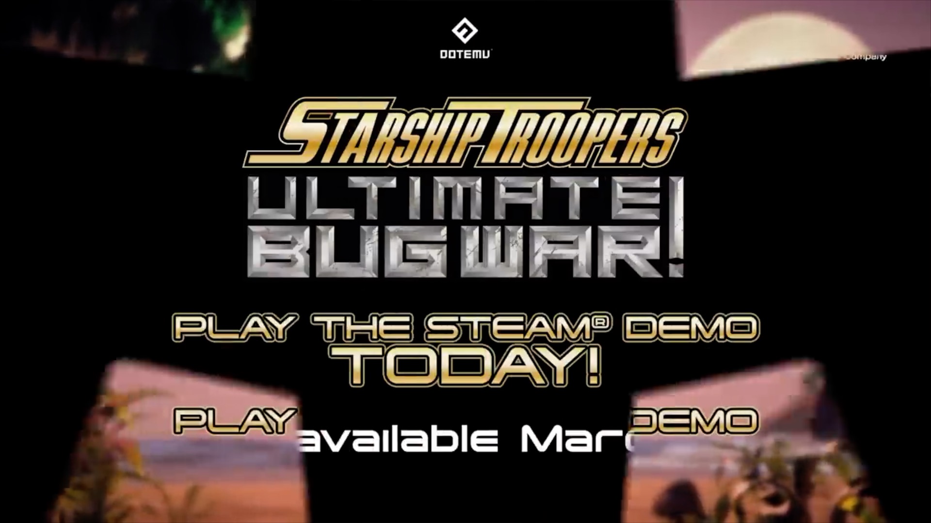 Starship Troopers ultimate bug war! Official release date trailer