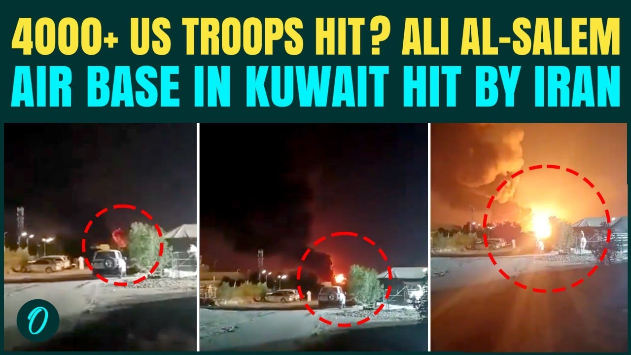 Iran ATTACKS 400+ U.S Troops in Kuwait? Shahed Drones BOMB Al‑Salem Air Base|  US Patriots SHATTERED? | Watch