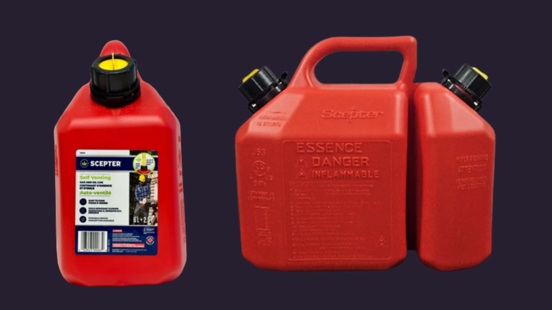 Stop using these dangerous fuel containers, they could cause a fire