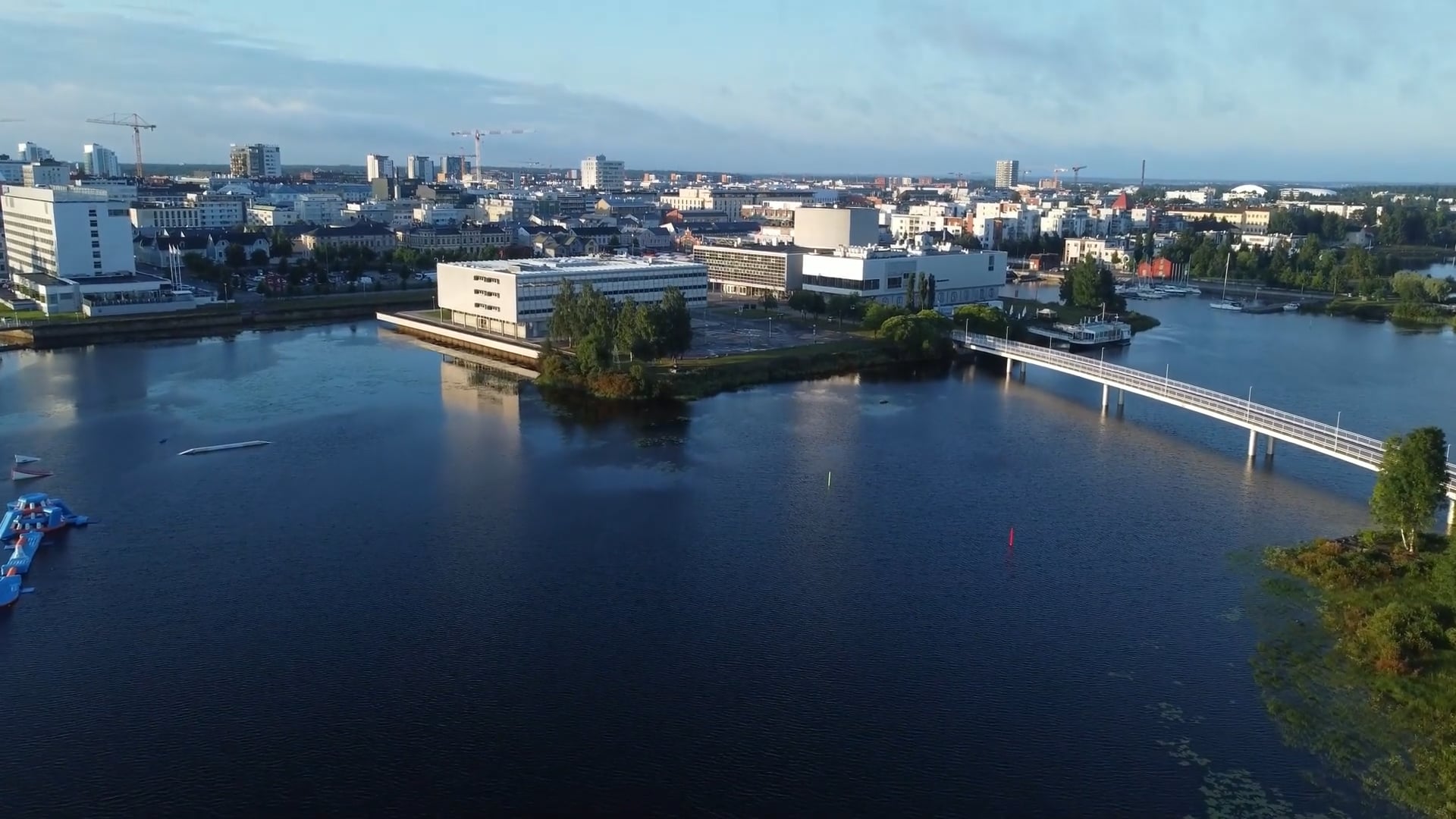 Drone discovers Oulu, Finland: European capital of culture 2026