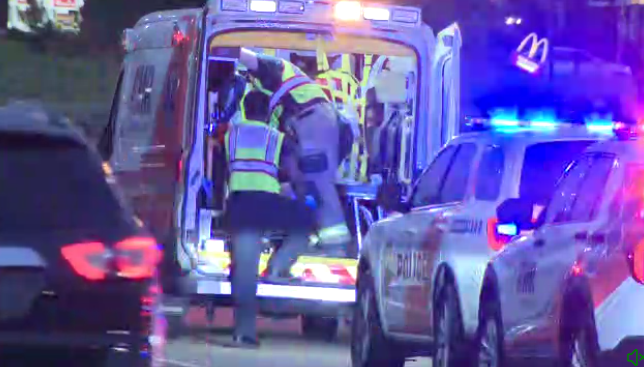 Pedestrian struck on Highway 18; heavy police presence near Chevron