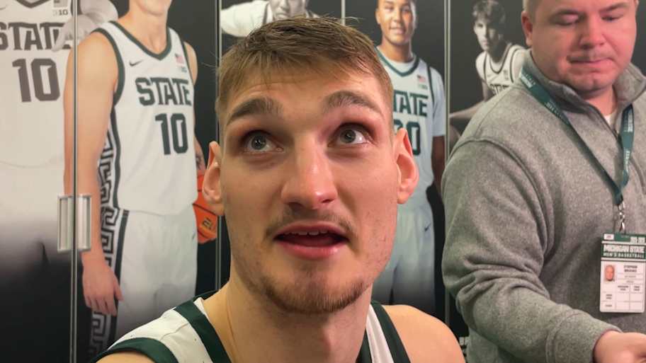 MSU’s Cooper explains emotions after senior night win