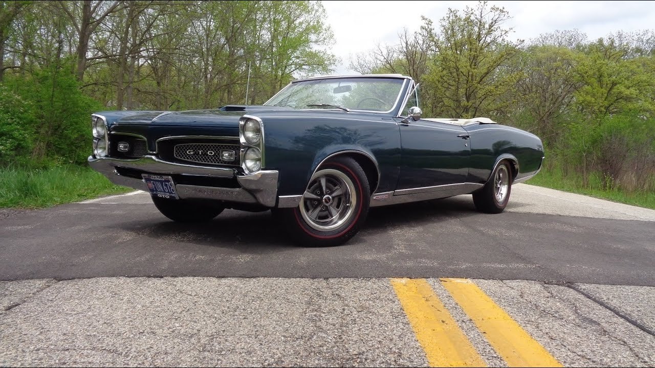 Mariner turquoise dream: 1967 Pontiac GTO convertible