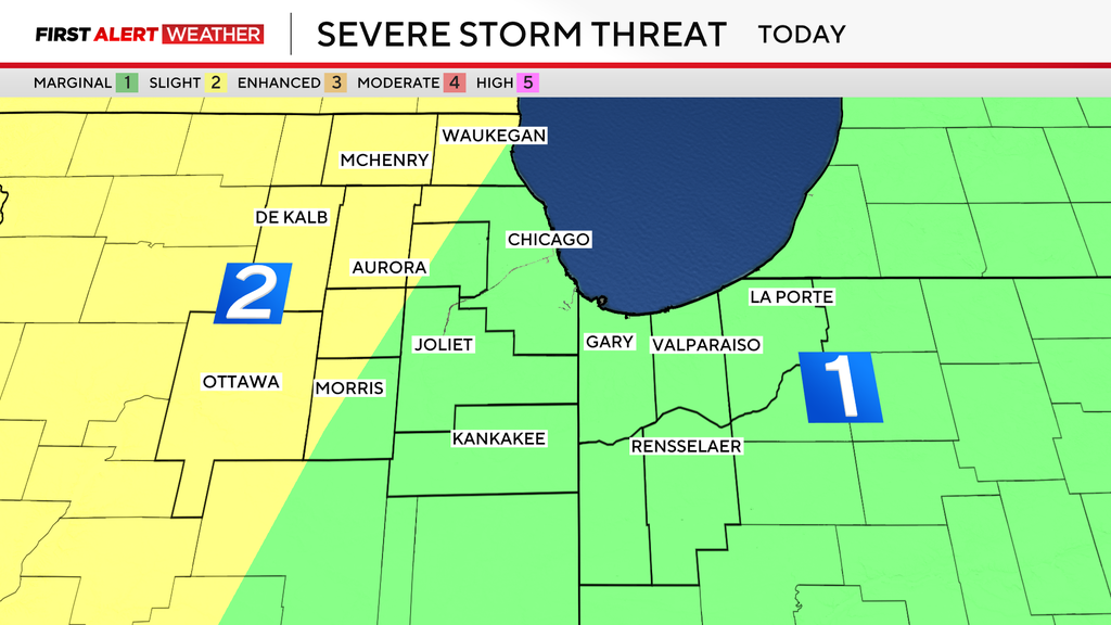 Chicago weather Friday includes possible severe thunderstorms, waves of ...
