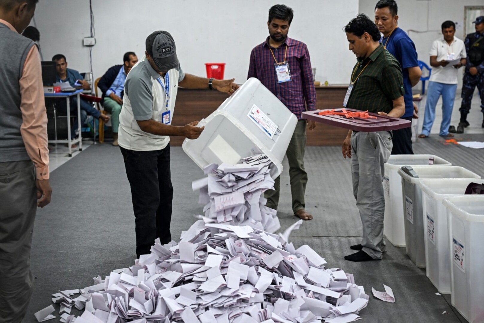 Nepal election: Former rapper's party leading in most seats