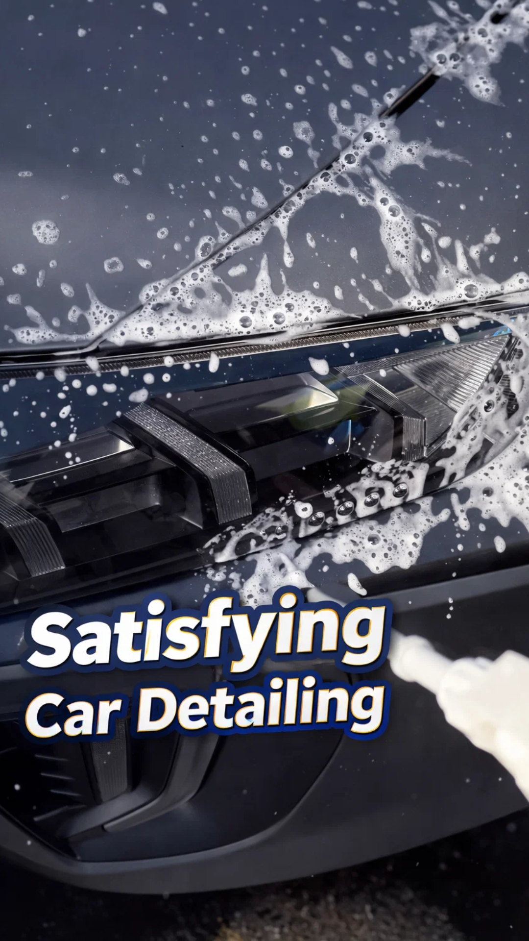 Satisfying car detailing foam and deep clean