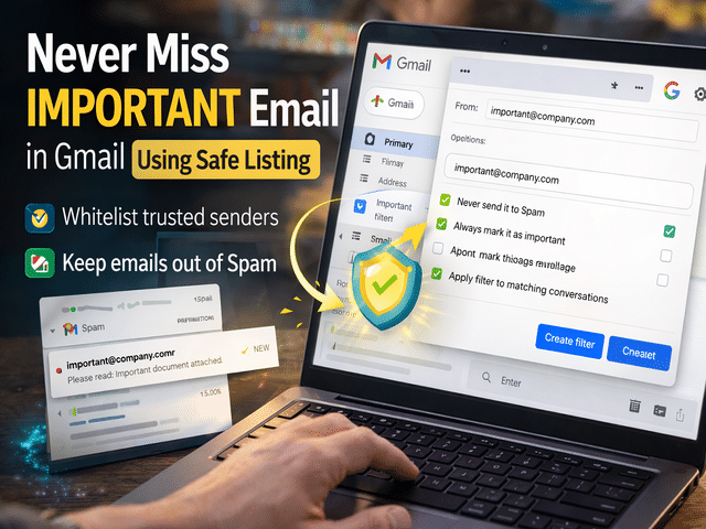 Never miss important emails again: How to use Gmail safe listing to ...