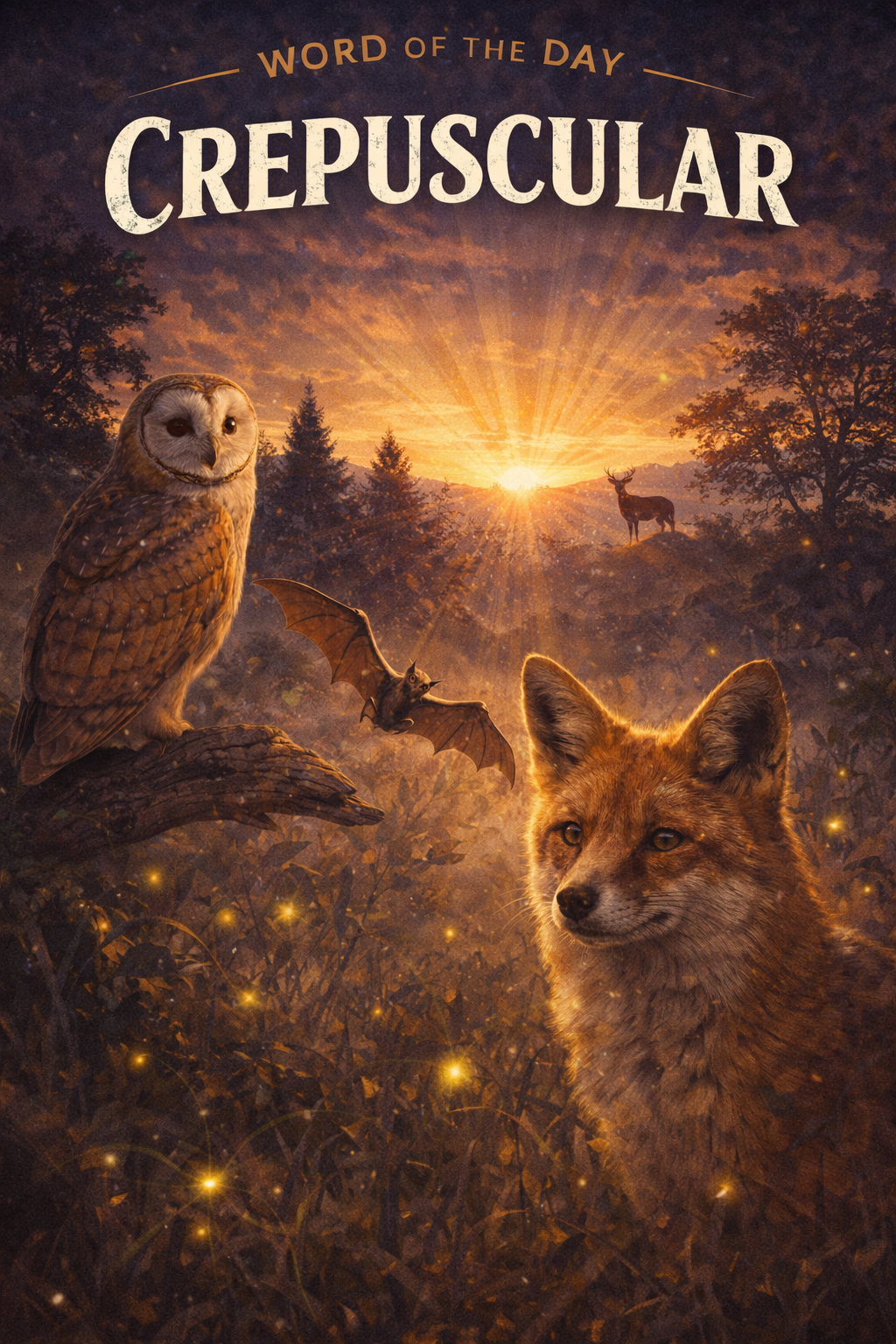 Word of the day: Crepuscular