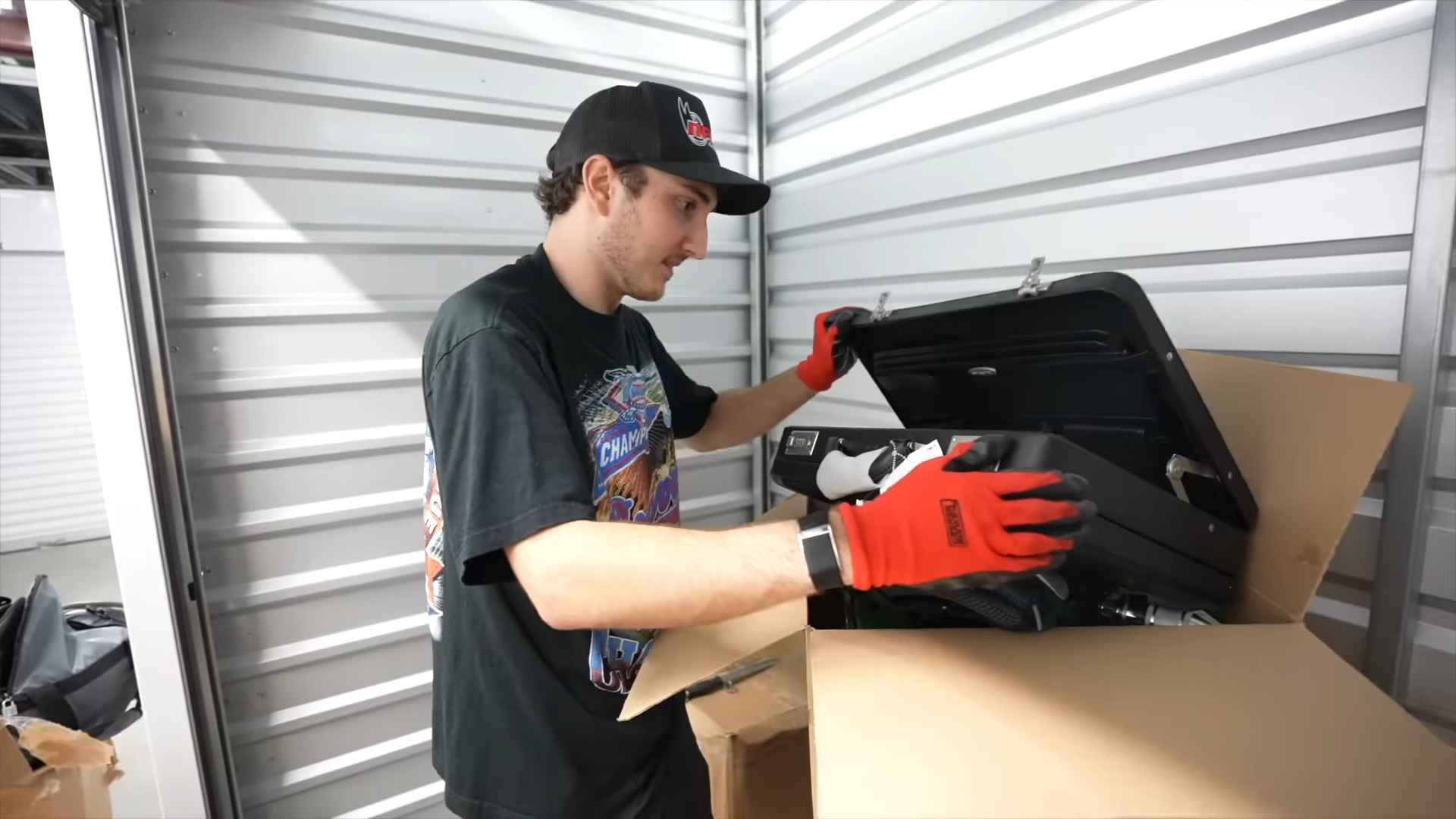 A $430 blind storage unit gamble reveals unexpected treasures