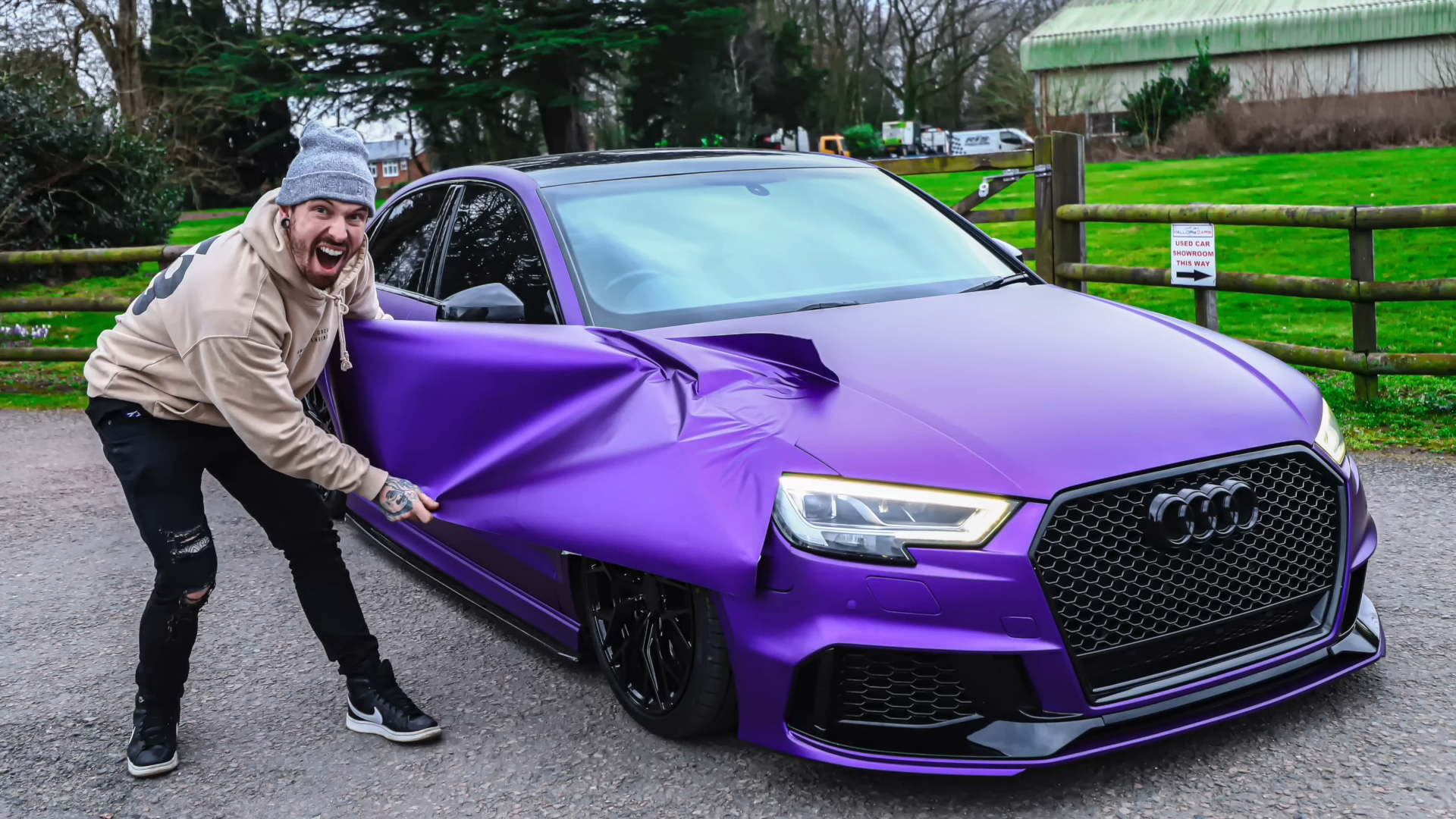 Turning a wrecked car into a show car in just one week