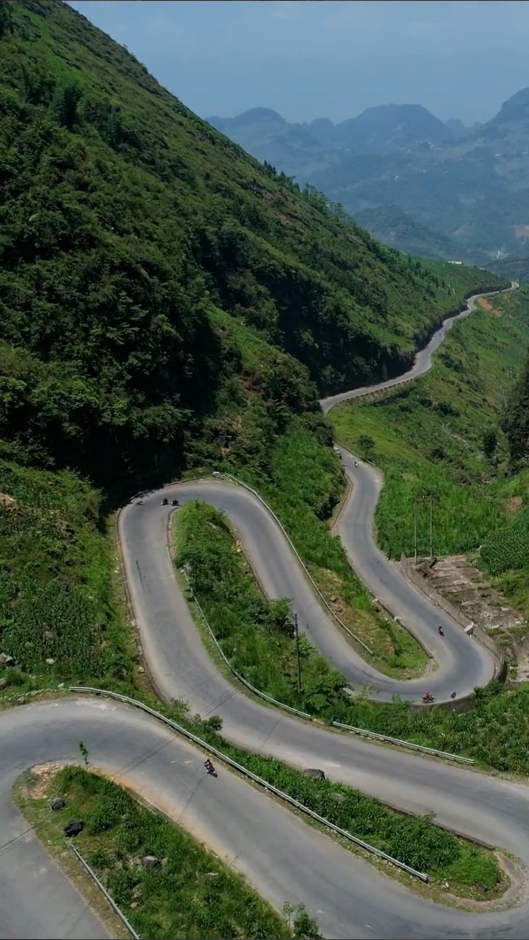 Ha Giang Loop, Vietnam: Drone footage of the famous motorbike route