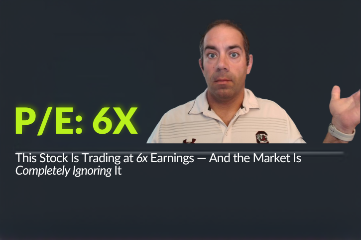 This stock is trading at 6x earnings and the market is completely ...
