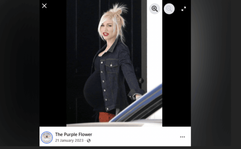 Gwen Stefani displays her baby bump and she is more gorgeous by the day