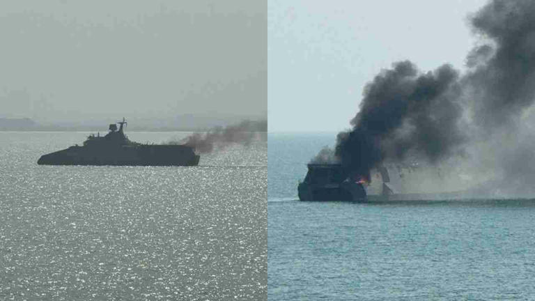 Advanced Iranian military ship sinks after being hit in US operation