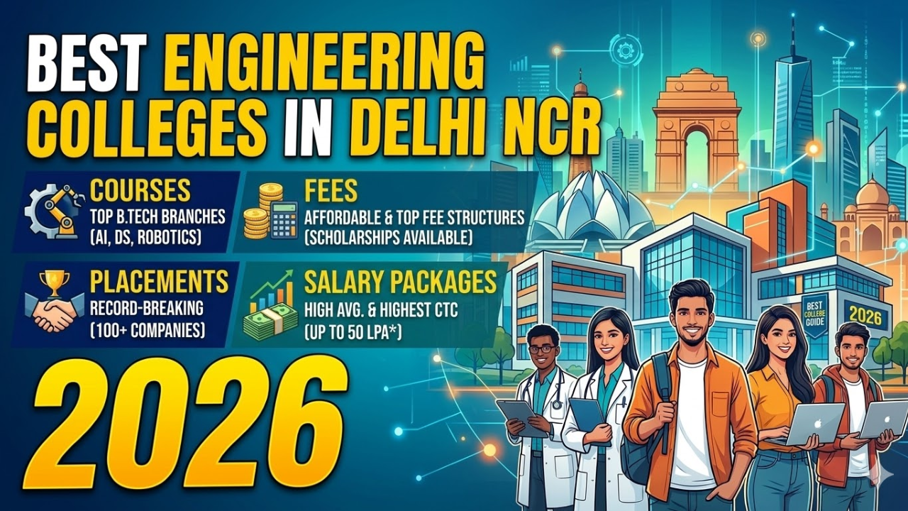 Best engineering colleges in Delhi NCR 2026: Courses, fees, placements ...