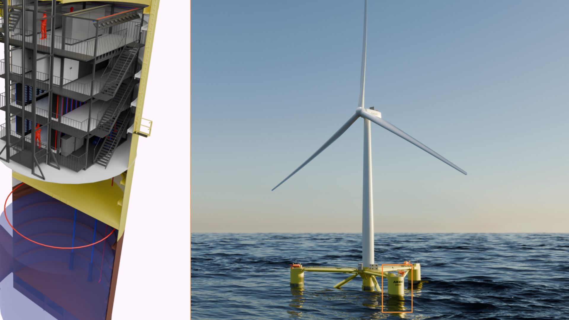 World-first: US firm plans to house data centers inside floating wind ...