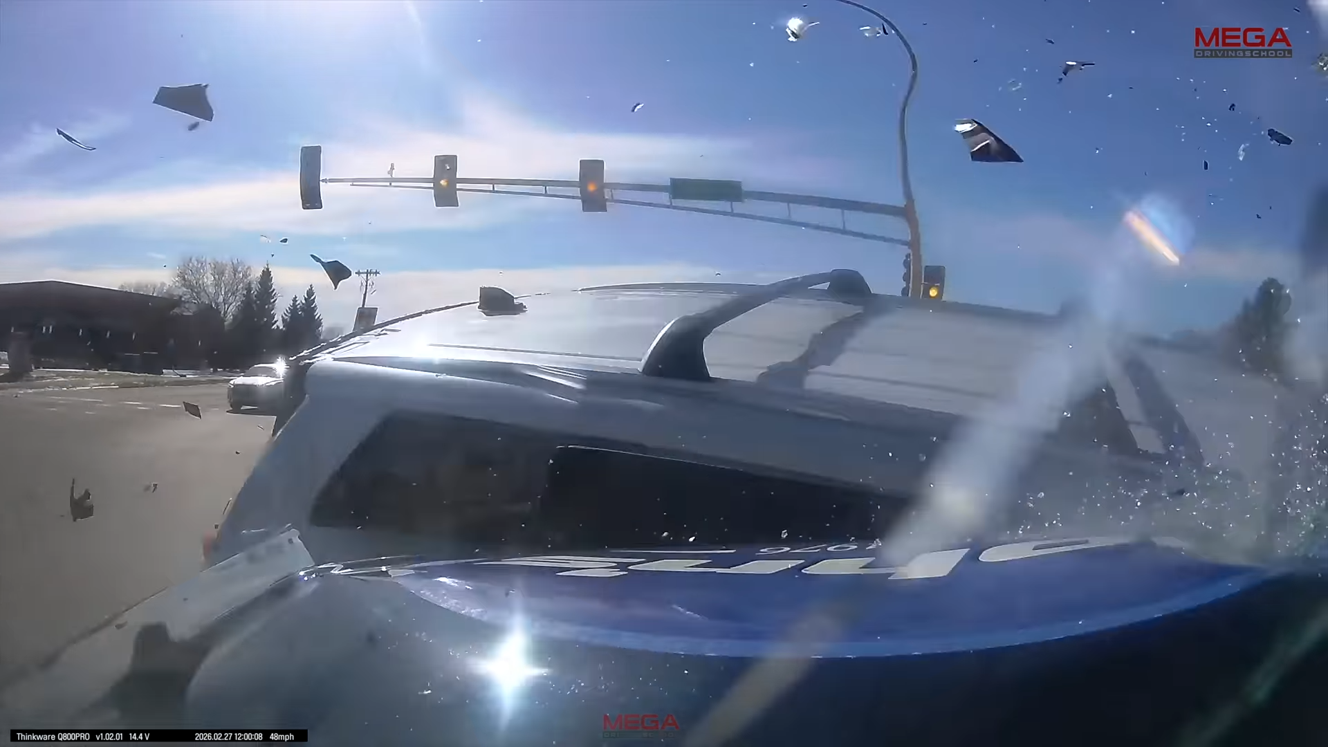 One illegal turn from the straight causes chaos in seconds
