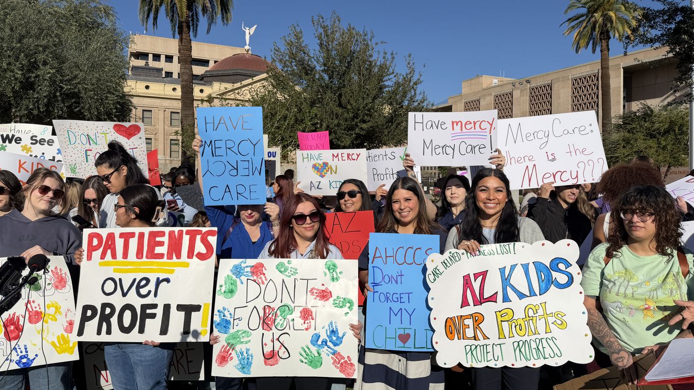 Families protest loss of autism therapy providers