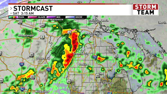 Severe storm threat overnight: Damaging winds, hail possible across ...
