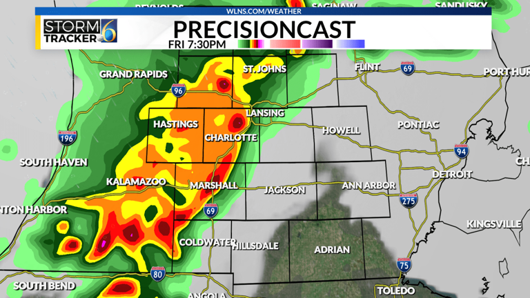 Strong storms, hail possible tonight