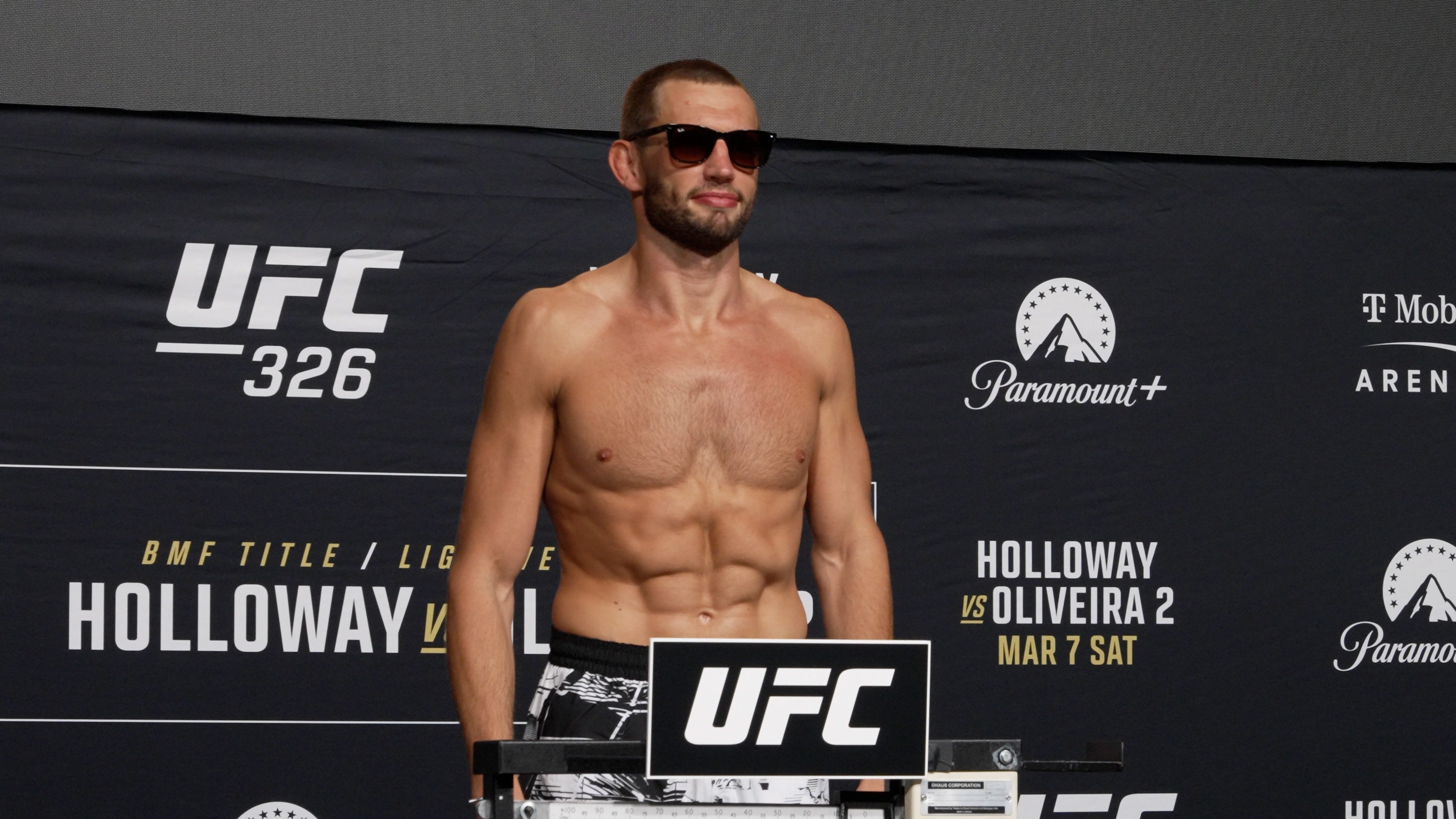 UFC 326 official weigh-in video highlights and photo gallery