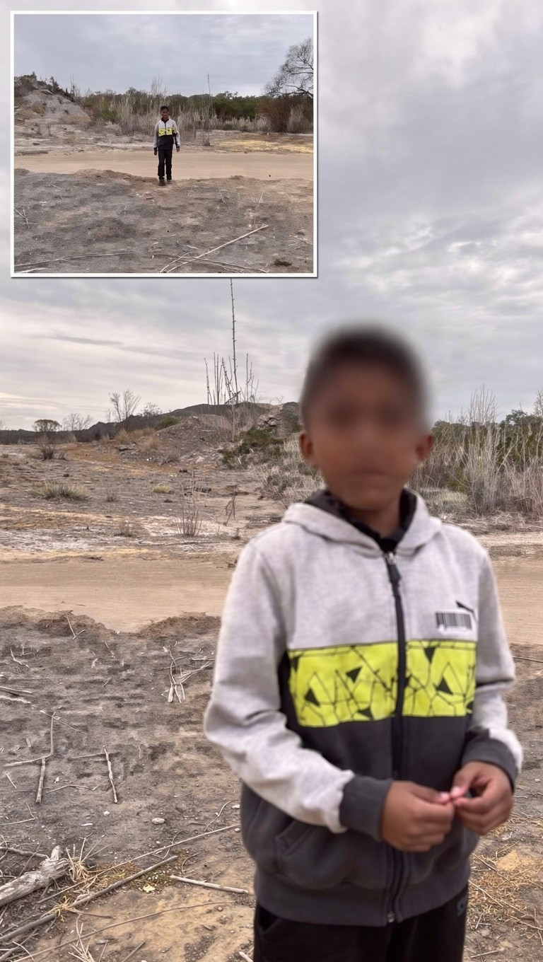 Lost 10 year old found abandoned after border crossing