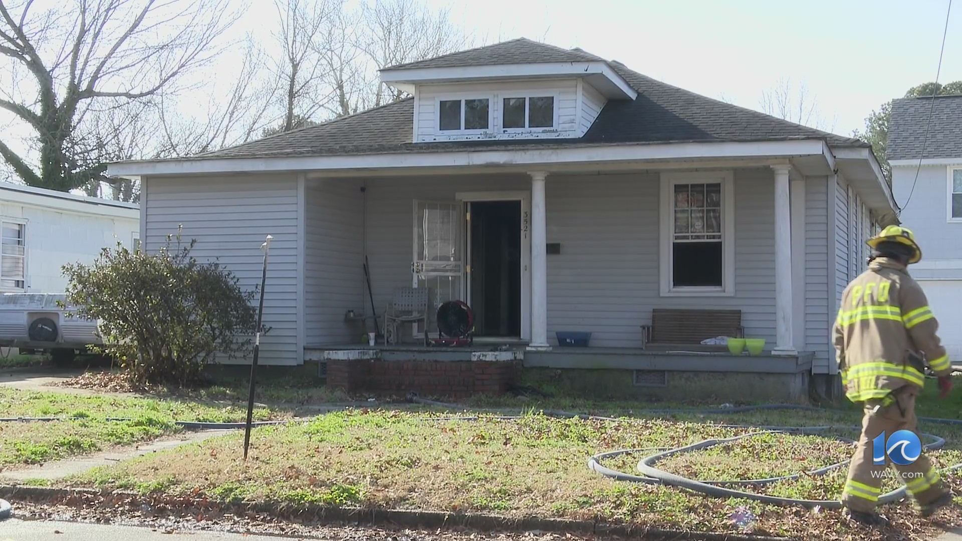 Residential structure fire under investigation in Portsmouth