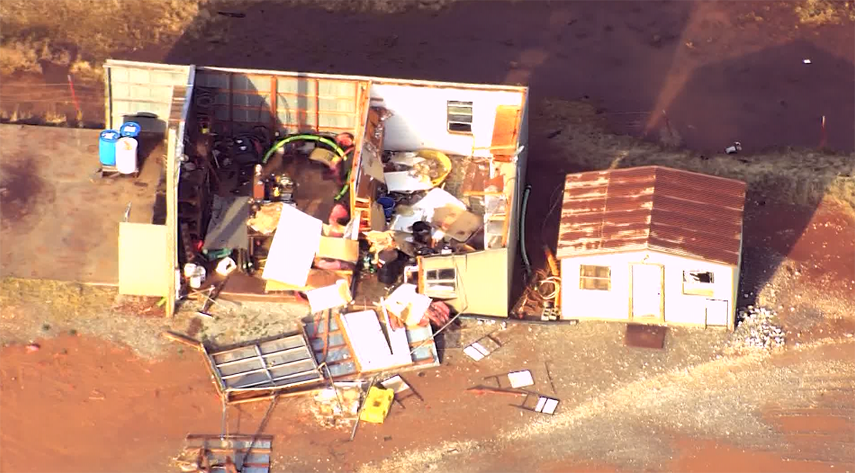 Watch: Sky 5 video shows damage left behind after tornado hits Oklahoma