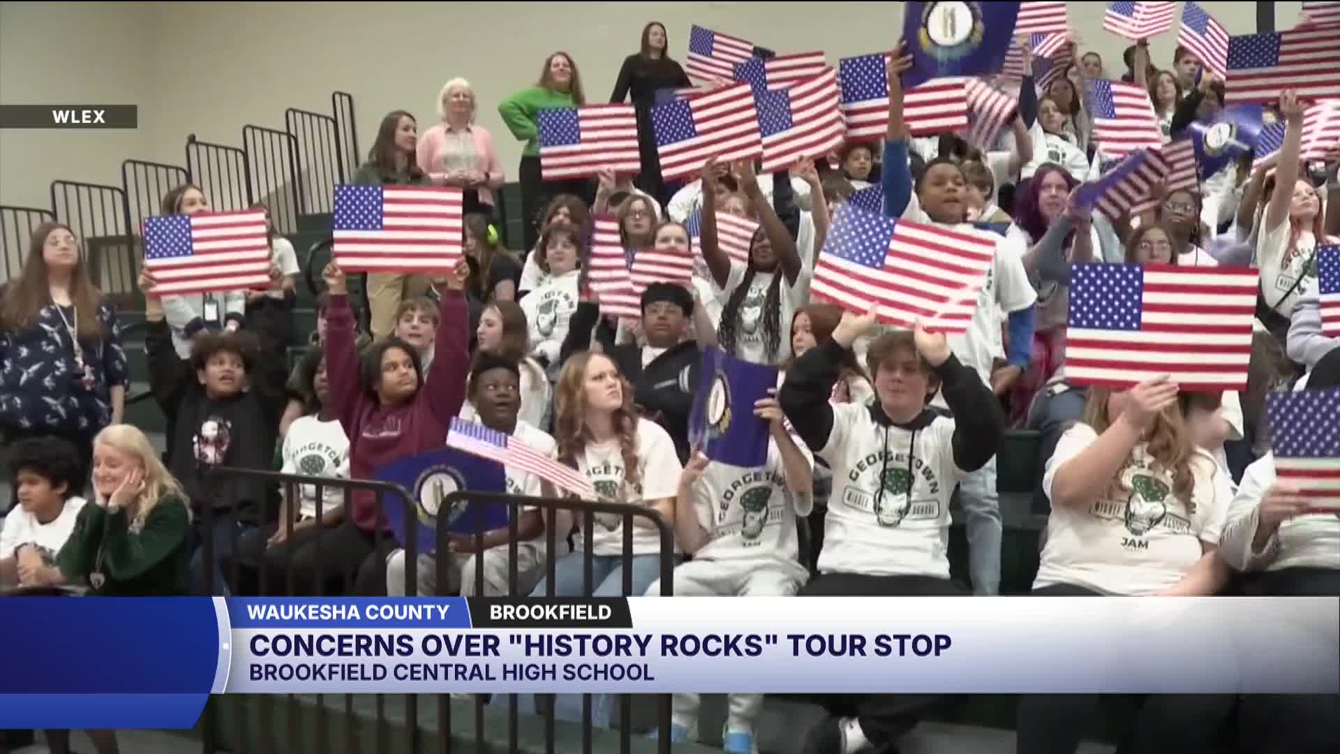 Concerns over 'History Rocks' tour stop at Brookfield Central