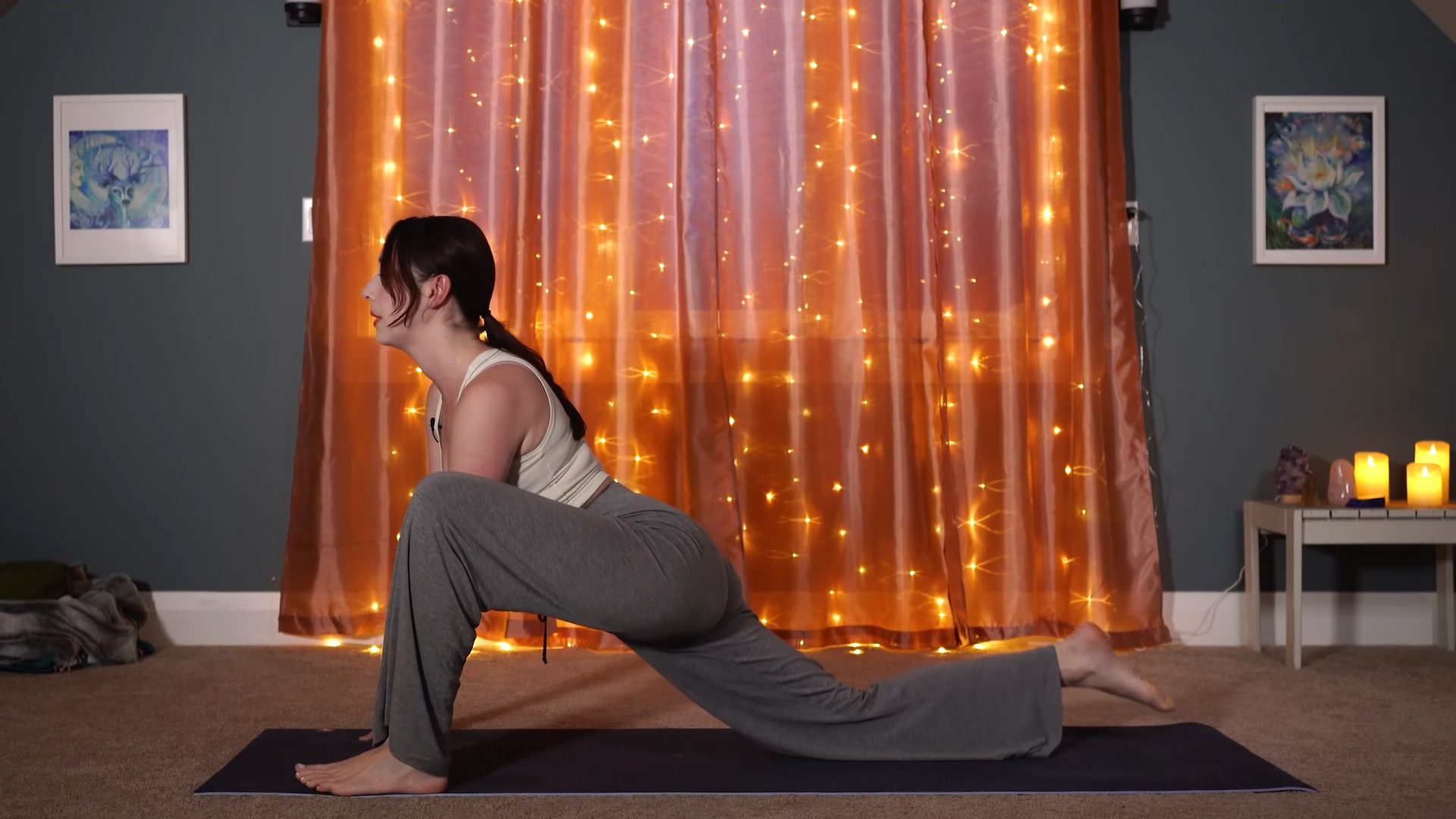 Gentle yoga flow for better sleep and recovery