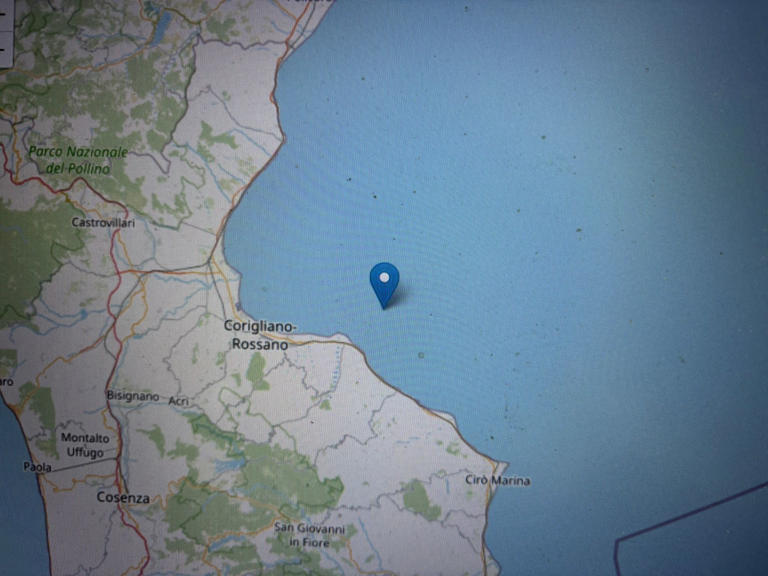 Terremoto in Calabria, scossa di magnitudo 3.9 al largo della costa ...