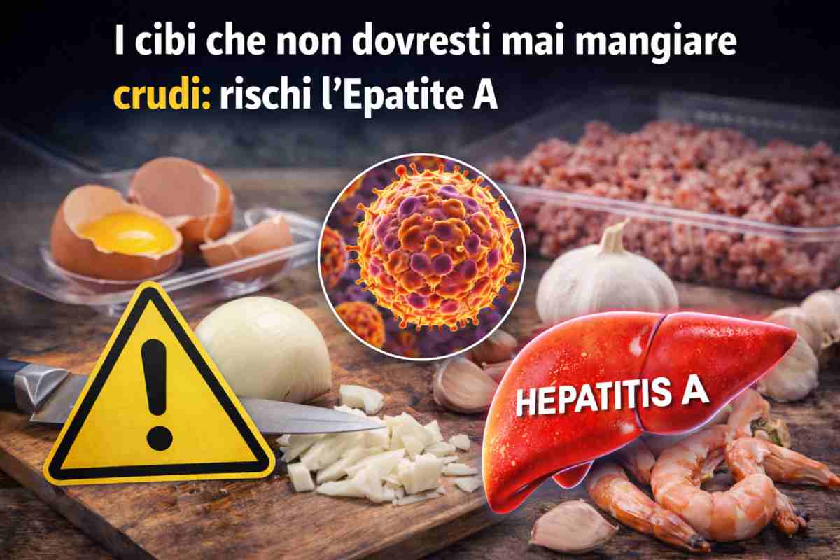 I cibi che non dovresti mai mangiare crudi: rischi l’epatite A